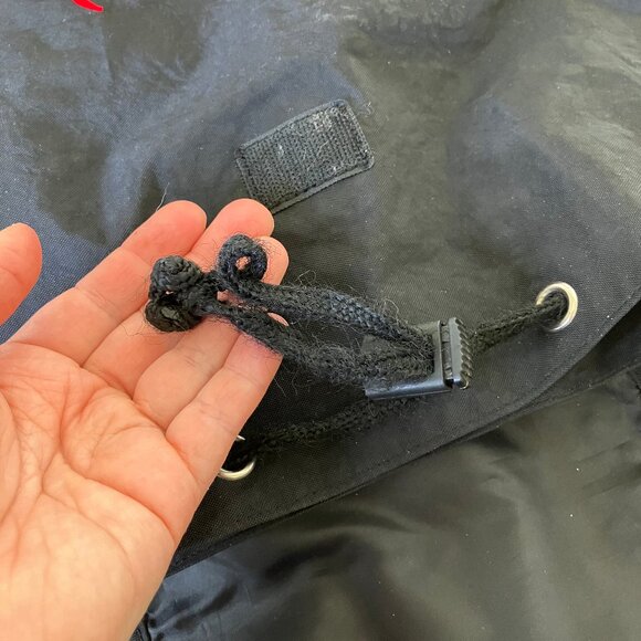 Walt Disney World Embroidered Logo Nylon Backpack with Drawstring - Picture 3 of 15